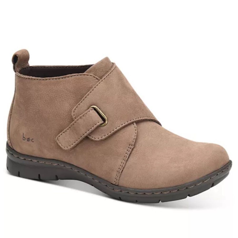 boc Taupe Suede Ankle Bootie